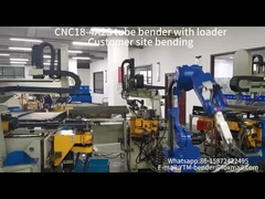 Mesin lentur tabung Cina CNC18 servo lentur untuk pipa bertekanan tinggi di mesin dengan loader